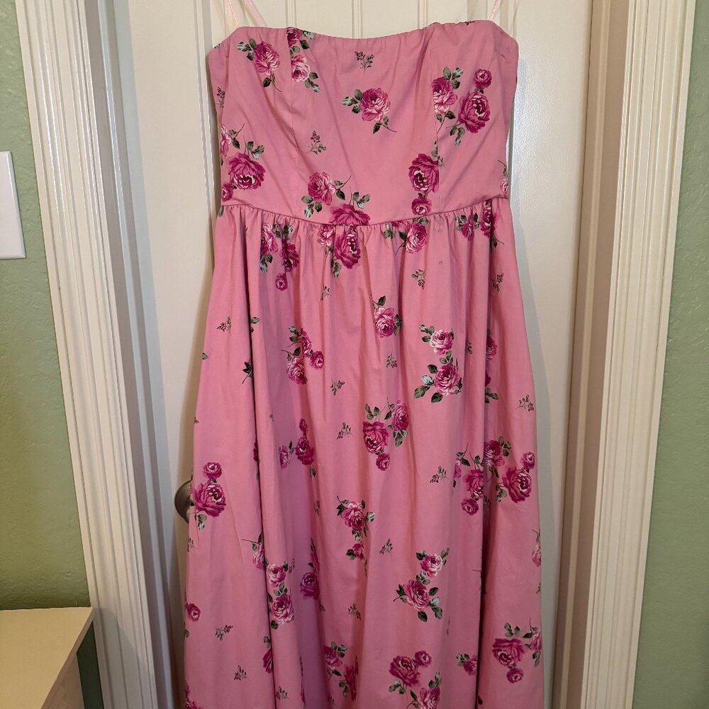 Cynthia Strapless Midi Dress